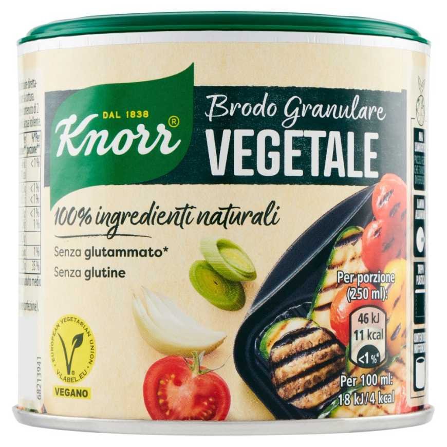 Knorr 100% natural vegetable granulated stock, 135 g