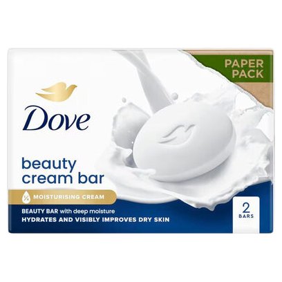 Dove твёрдое крем-мыло Original, 90 г, 2 шт.