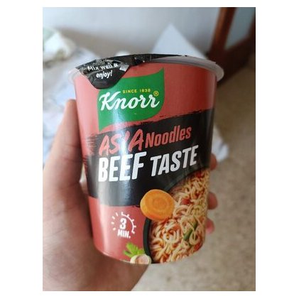 Knorr лапша в стакане Cup Noodles со вкусом говядины, 65 г