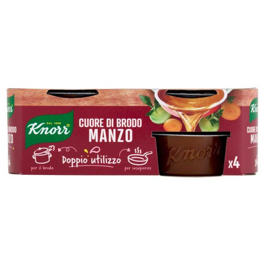 Knorr Бульонный кубик мягкий Cuore di Brodo со вкусом говядины, 112 г, 4 шт.