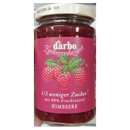 Darbo джем 80% малины, 250 г