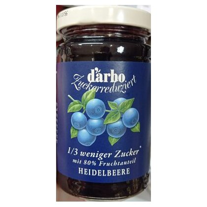 Darbo джем 80% черники, 250 г