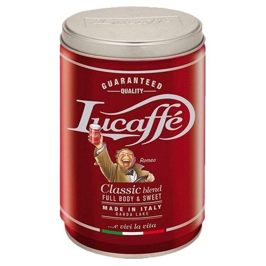 Lucaffé CLASSIC Ground Coffee in Tin, 250 g