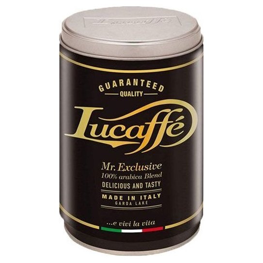 Lucaffé MR. EXCLUSIVE 100% Arabica Ground Coffee in Tin, 250 g