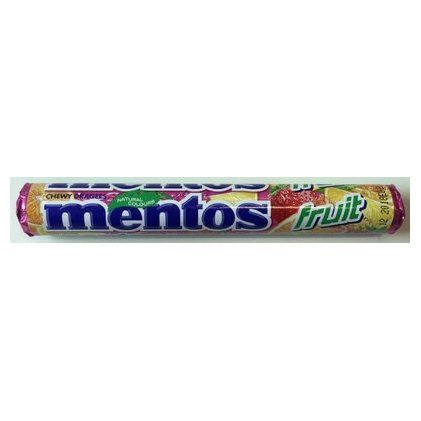 Mentos Fruit chewy candy, 38 g