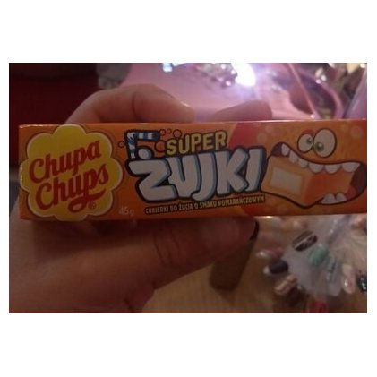 Chupa Chups жевательный мармелад Super Chewies Orange Stick, 45 г