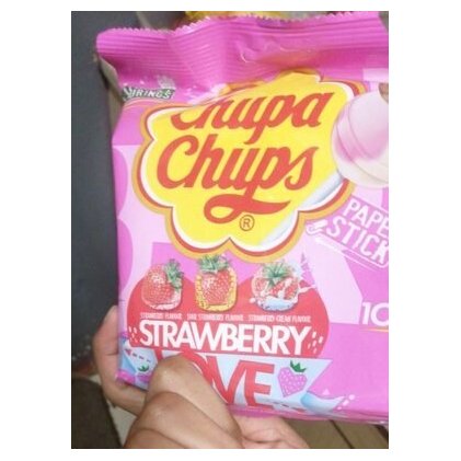 Chupa Chups Straw Love Bag lollipops, 12 g