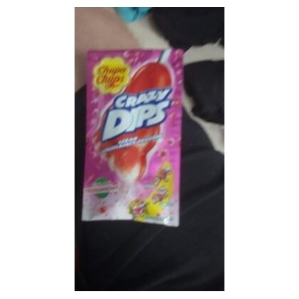 Chupa Chups карамель с соусом Crazy Dips Strawberry, 14 г