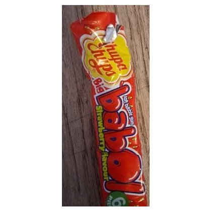 Chupa Chups жевательная резинка Bubble Gum Strawberry Stick, 27,6 г
