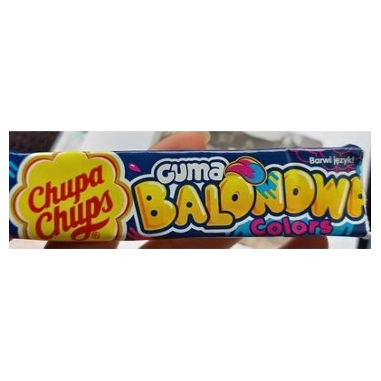 Chupa Chups жевательная резинка Bubble Gum Colors Stick, 27,6 г