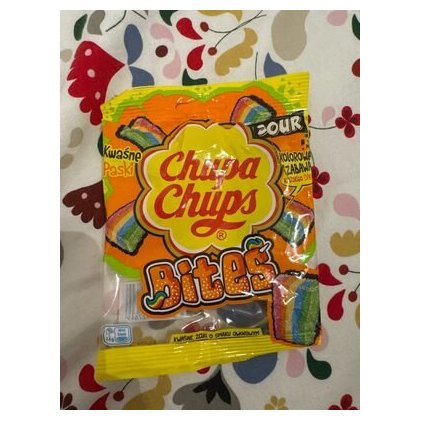 Chupa Chups кислый жевательный мармелад Sour Bites, 90 г