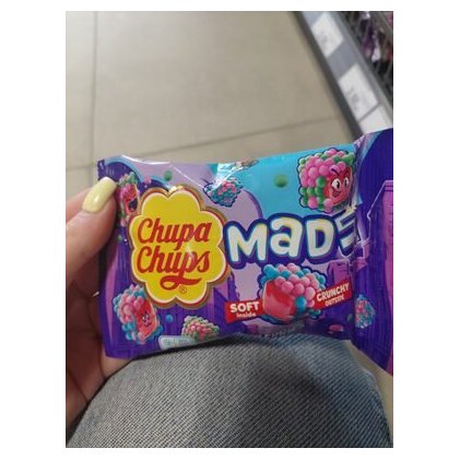 Chupa Chups Crazy Dips berry lollipops with popping powder, 45 g