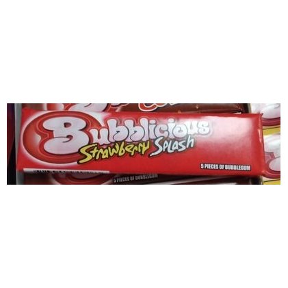 Bubblicious Strawberry chewing gum, 37 g