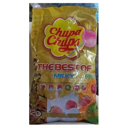 Chupa Chups леденцы на палочке The Best Of в пакете, 120 шт.