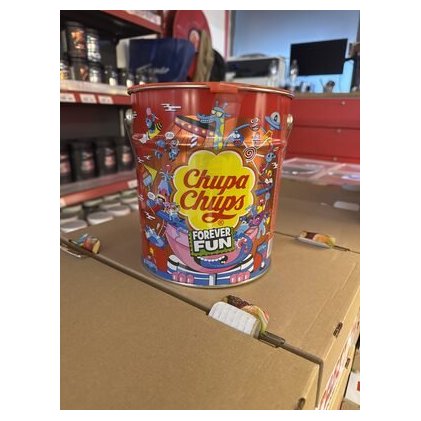 Chupa Chups леденцы на палочке The Best Of в жестяной банке, 150 шт.
