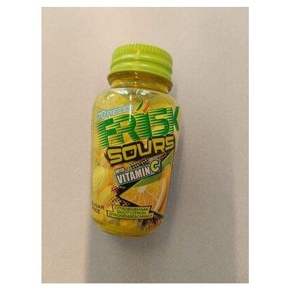 Frisk пастилки Sour Lemon с витамином C в бутылке