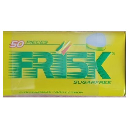 Frisk пастилки Lemon Vitamin C в жестяной банке XL, 50 шт.
