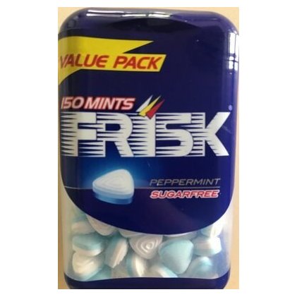 Frisk пастилки Peppermint XL в бутылке, 150 шт.