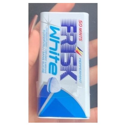 Frisk мятные пастилки White Peppermint, 50 шт.