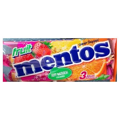 Mentos карамель Fruit, 3 упак.