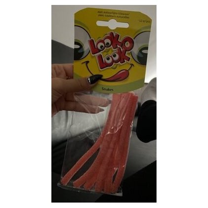 LOL жевательный мармелад Змеи с начинкой, 90 г