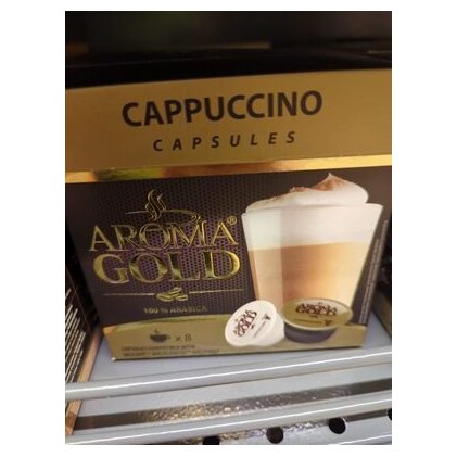 Aroma Gold кофе в капсулах Капучино, 186.4 г