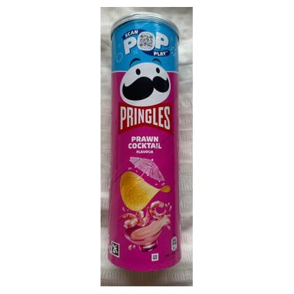 Pringles чипсы со вкусом коктейля из креветок, 165 г