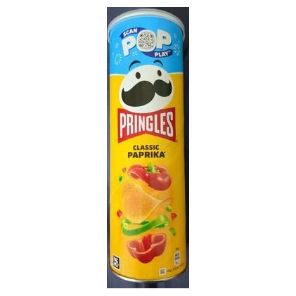 Pringles classic paprika crisps, 165 g