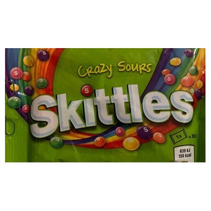 Skittles Crazy Sour жевательные конфеты с кислинкой, 38 г