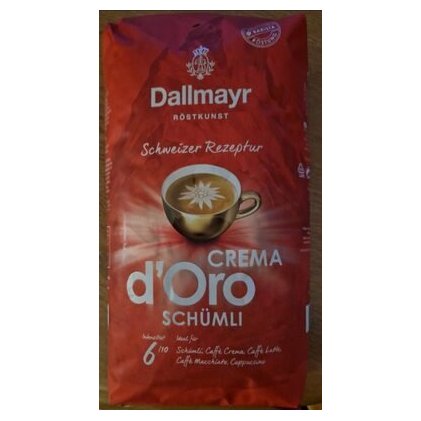 Dallmayr Crema d'Oro Schümli coffee beans, 1 kg