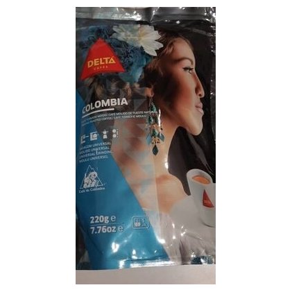 Delta кофе молотый Columbia, 220 г