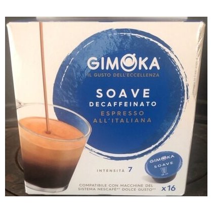 Gimoka кофе в капсулах Dolce Gusto Espresso Decaffeinato, 16 капсул, 112 г