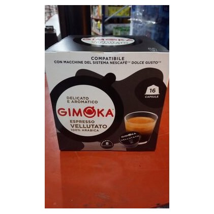 Gimoka кофе в капсулах Dolce Gusto Espresso Vellutato, 112 г (16 капсул)