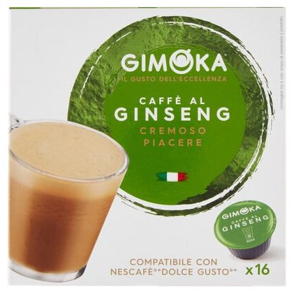 Gimoka кофейный напиток в капсулах Dolce Gusto Caffe al Ginseng, 115 г (16 капсул)