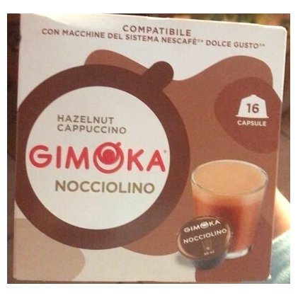 Gimoka кофейный напиток в капсулах Dolce Gusto Nocciolino, 160 г (16 капсул)