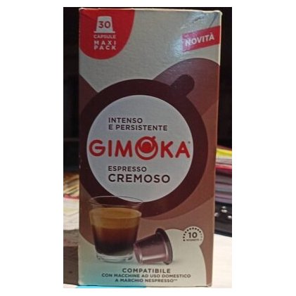 Gimoka Nespresso Espresso Cremoso coffee capsules, 165 g (30 caps)