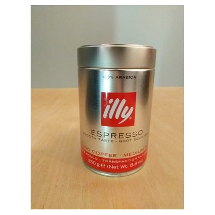 Illy кофе молотый Classico Red в жестяной банке, 250 г