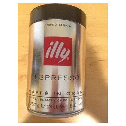 Illy кофе в зернах Intenso в жестяной банке, 250 г