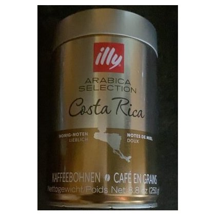 Illy кофе в зернах Monoarabica Costa Rica в жестяной банке, 250 г