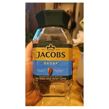 Jacobs кофе растворимый без кофеина Decaf, стеклянная банка, 100 г