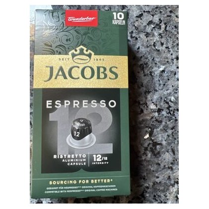 Jacobs кофе в капсулах Nespresso Espresso 12 Ristretto, 52 г