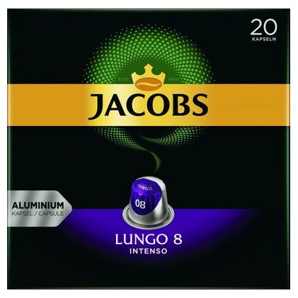 Jacobs кофе в капсулах Nespresso Lungo Intenso, 20 шт., 104 г