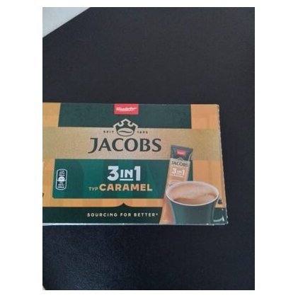 Jacobs кофейный напиток 3 in 1 Caramel, 10 стиков по 11,2 г