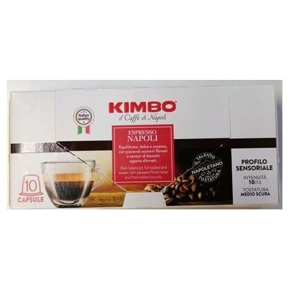 Kimbo Nespresso Spacca Napoli coffee capsules, 55 g (10 pcs)