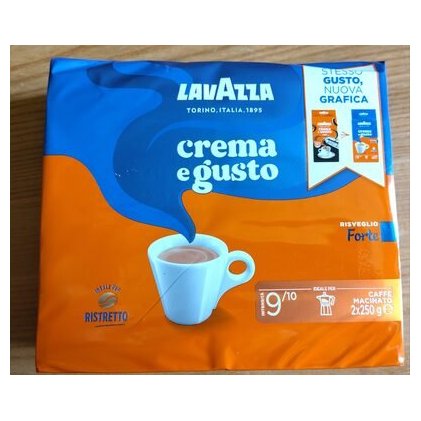 Lavazza кофе молотый Crema e Gusto Forte, набор 2х250 г