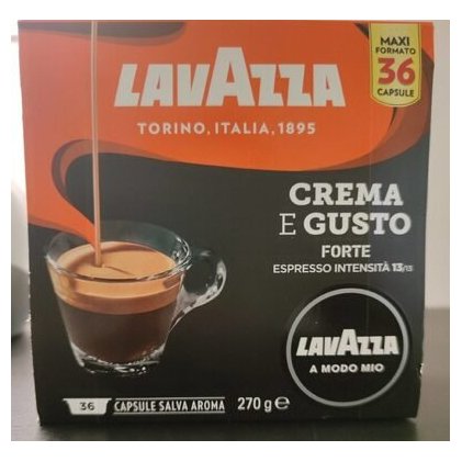 Lavazza A Modo Mio Crema e Gusto Forte coffee capsules, 270 g