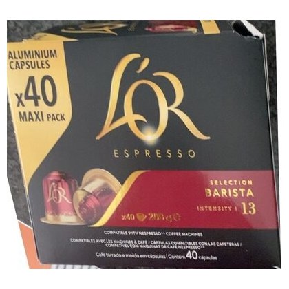 L'Or кофе в капсулах Nespresso Barista, 208 г