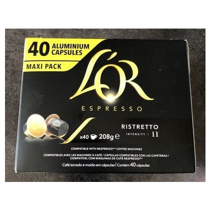 L'Or кофе в капсулах Nespresso Ristretto, 208 г