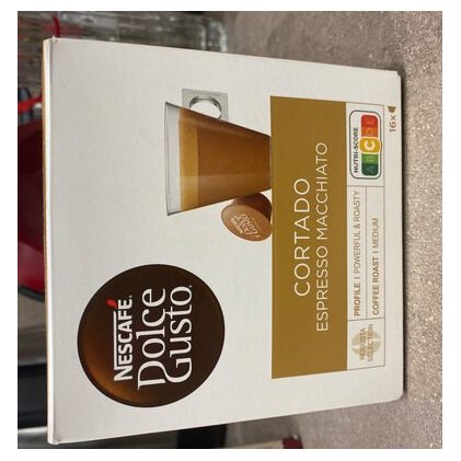 Nescafè кофе в капсулах Dolce Gusto Cortado Espresso Macchiato, 16 капсул, 100,8 г