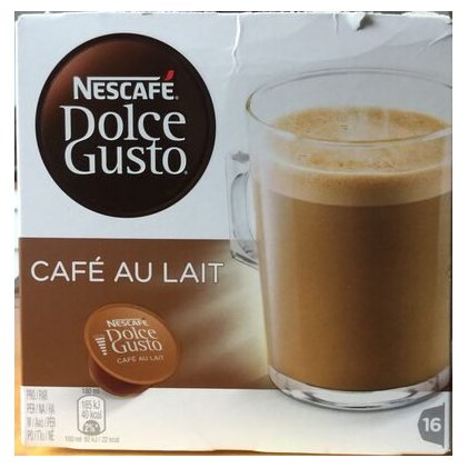 Nescafè кофе в капсулах Dolce Gusto Cafe au Lait, 16 капсул, 160 г